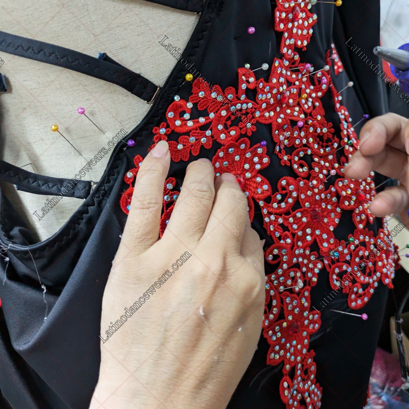 Latino Dancewears handcraft process 2