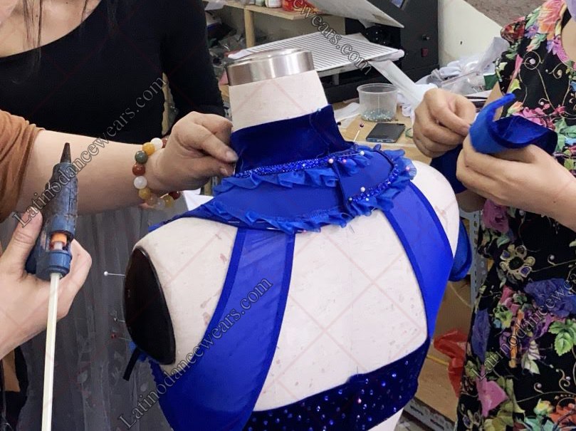 Latino Dancewears handcraft process 3