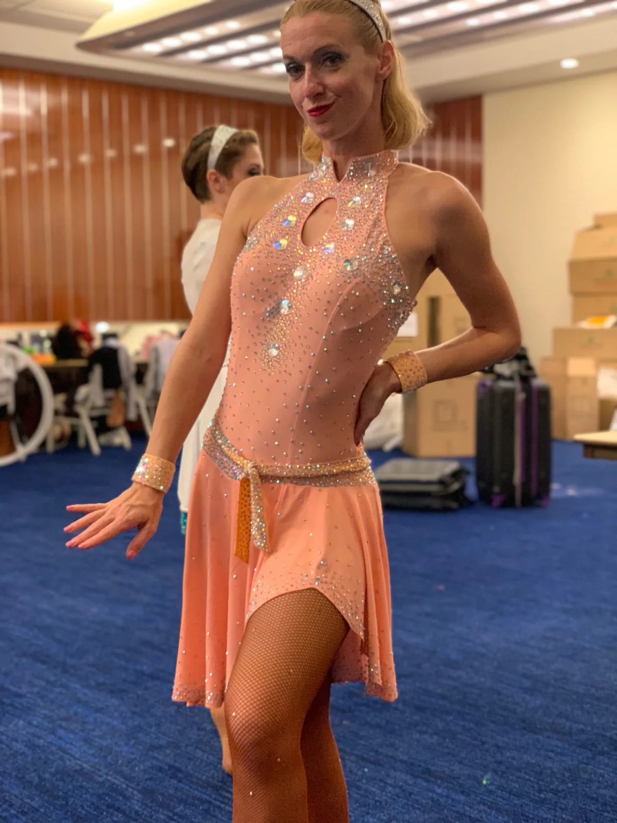 Alex Wilfand wearing Latino Dancewears