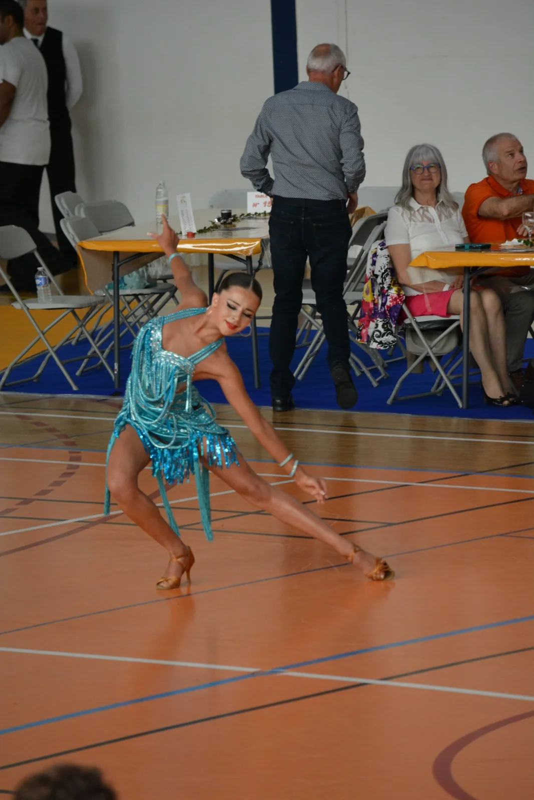 Armelle Samzun wearing Latino Dancewears