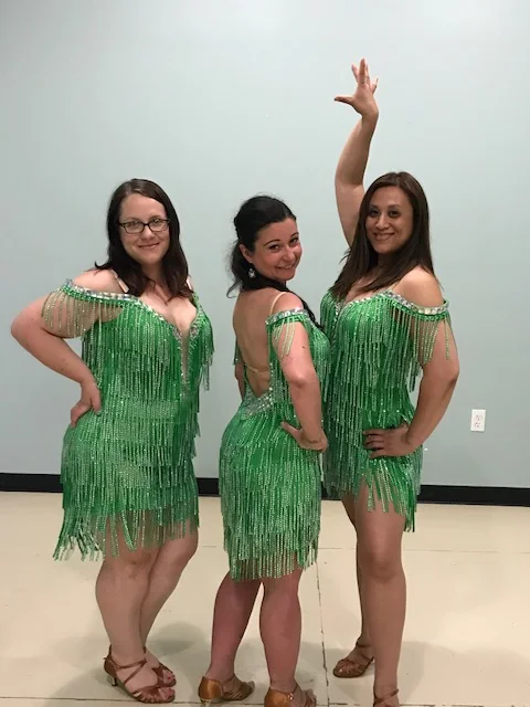 Denice Riberdy wearing Latino Dancewears
