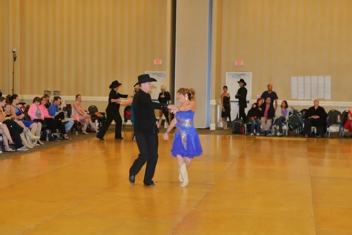 Laura Parker wearing Latino Dancewears