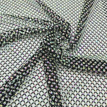Fishnet fabric sample