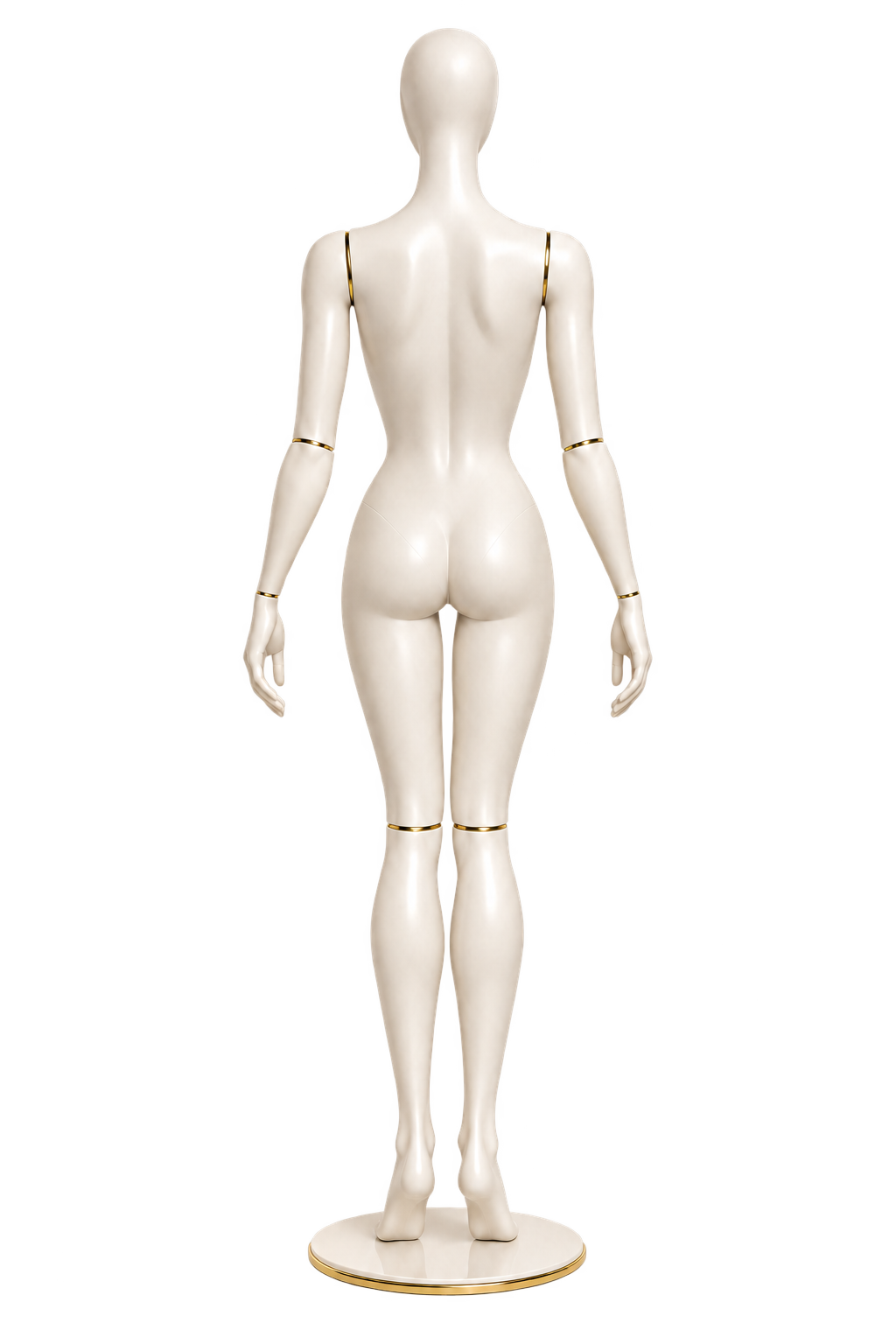 Women Latin dance mannequin, back view