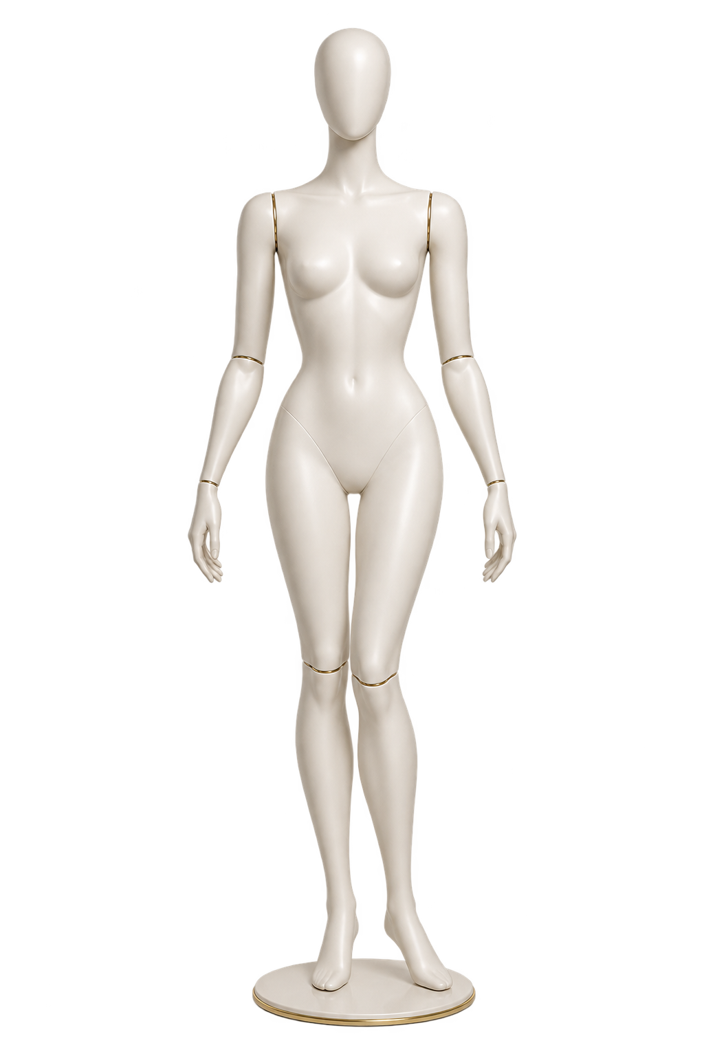 Women Latin dance mannequin, front view