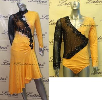 LATIN SALSA COMPETITION FOR COUPLE DRESS-SHIRT LDW (VL157/B107)