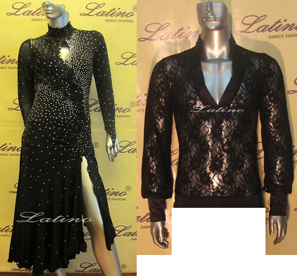 LATIN SALSA COMPETITION FOR COUPLE DRESS-SHIRT LDW (VL157C/B16P)