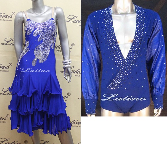 LATIN SALSA COMPETITION FOR COUPLE DRESS-SHIRT LDW (LT489/B16C)