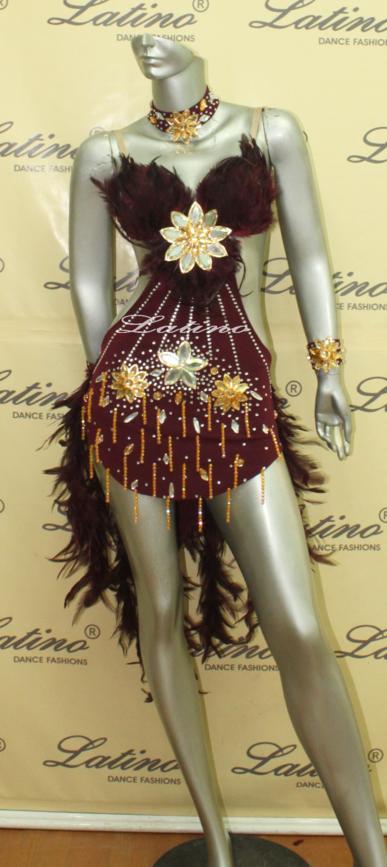 LATIN SALSA COMPETITION DRESS LDW (LS1) only on sale on