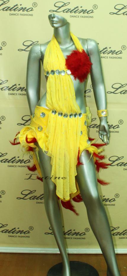LATIN SALSA COMPETITION DRESS LDW (LS3) only on sale on