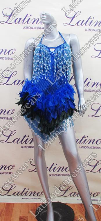 LATIN SALSA COMPETITION DRESS LDW (VL385)