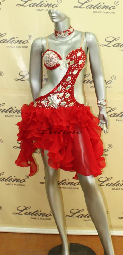 LATIN SALSA COMPETITION DRESS LDW (LS2) only on sale on