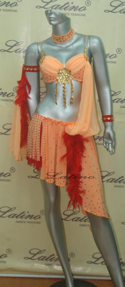 LATIN SALSA COMPETITION DRESS LDW (LS13) only on sale on