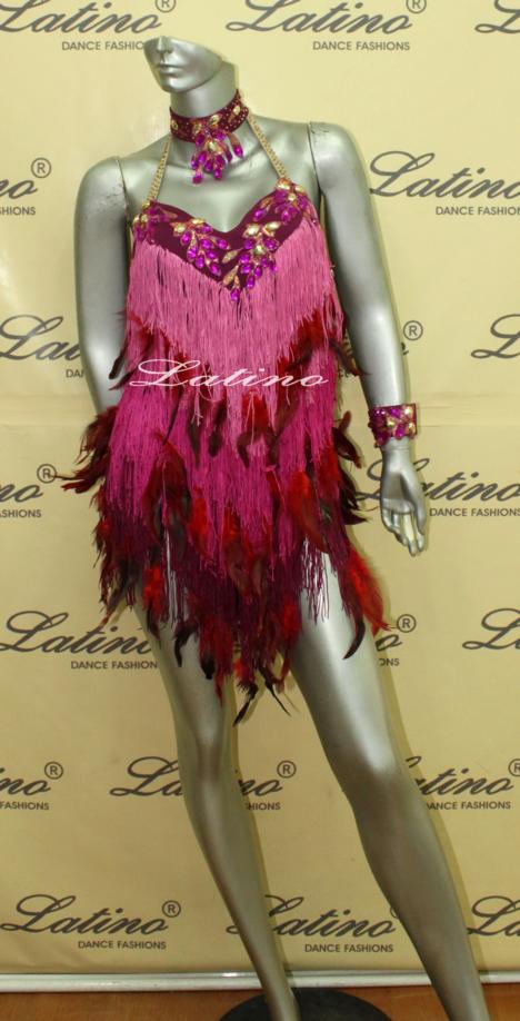 LATIN SALSA COMPETITION DRESS LDW (LT432) only on sale on