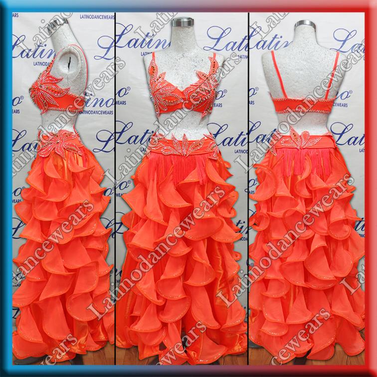 LATIN SALSA BELLY DANCE COMPETITION DRESS LDW (LT976)