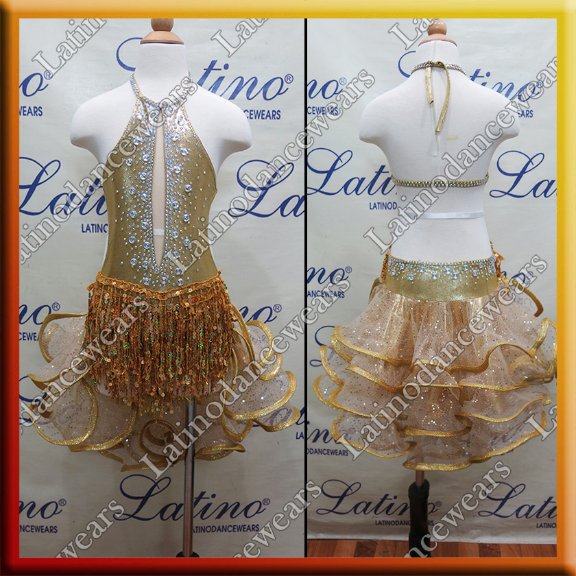 GIRL LATIN SALSA COMPETITION DRESS LDW (LK1)