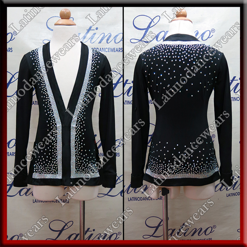 JUNIOR BOY LATIN SALSA SHIRT LDW (BK244)