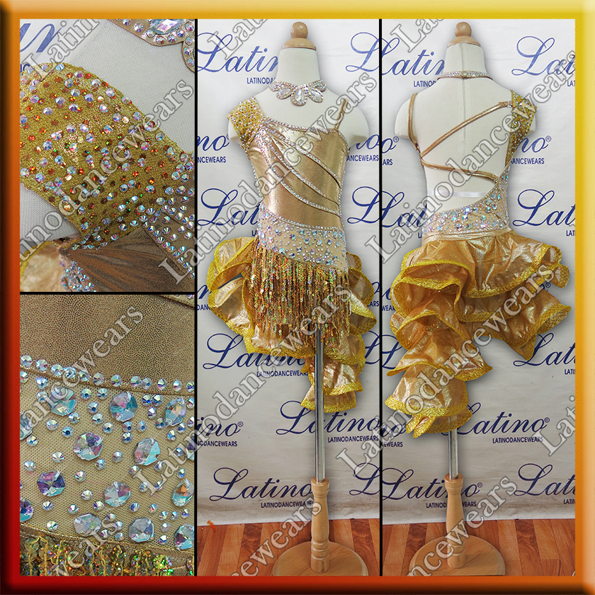 GIRL LATIN SALSA COMPETITION DRESS LDW (LK5)