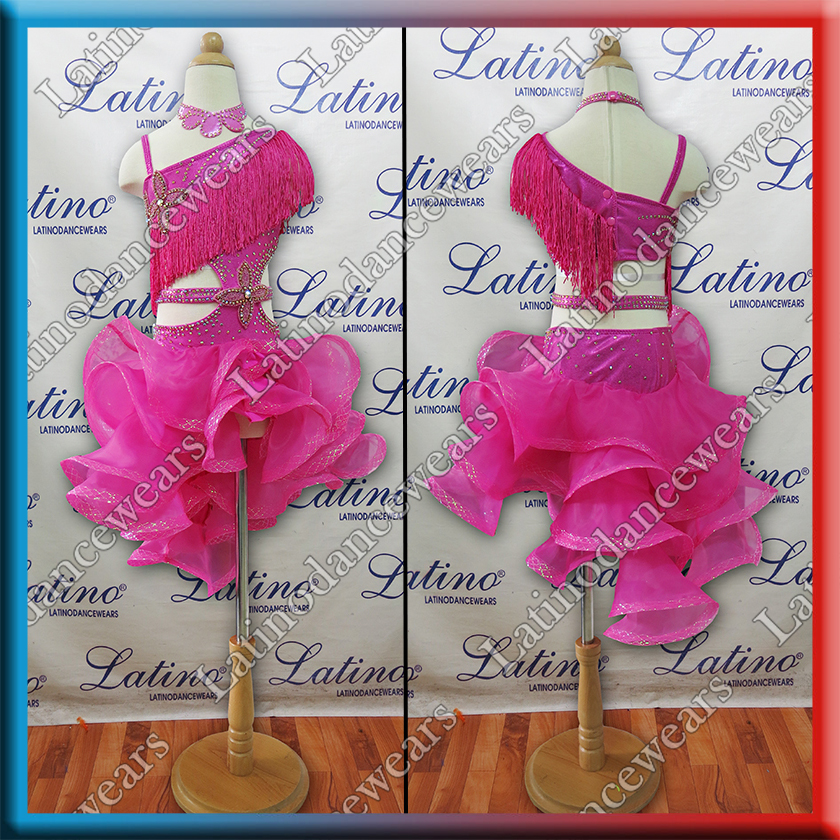 GIRL LATIN SALSA COMPETITION DRESS LDW (LK7)