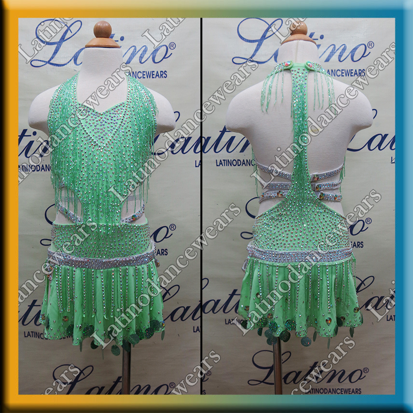 JUNIOR LATIN SALSA COMPETITION DRESS LDW (LK10)