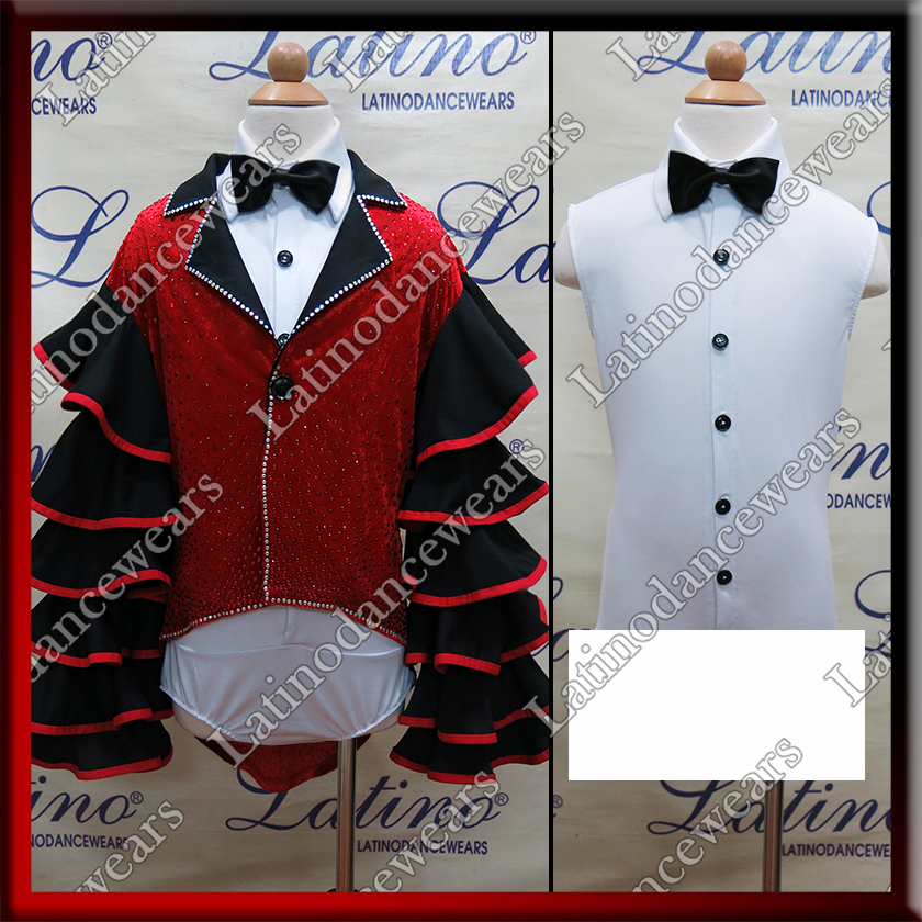 JUNIOR BOY LATIN SALSA PASO DOBLE COSTUME LDW (BK1)