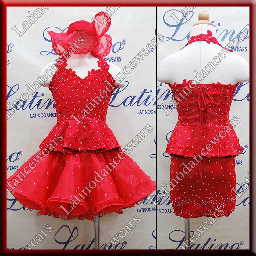 JUNIOR LATIN SALSA COMPETITION 2 IN 1 DRESS LDW (LK14)