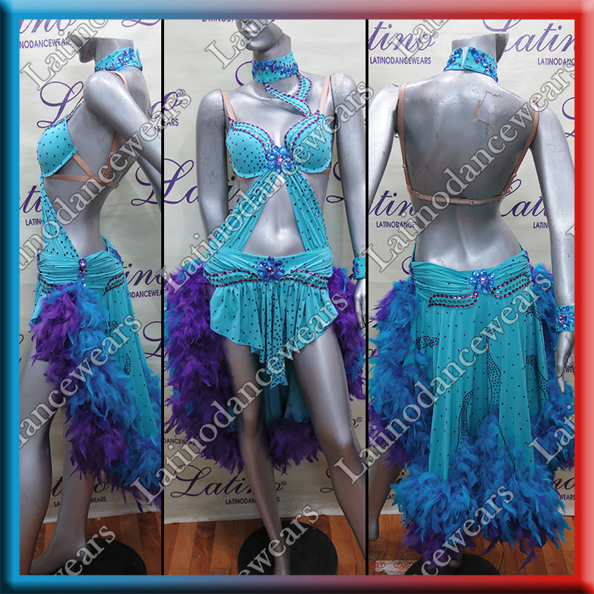 LATIN SALSA COMPETITION DRESS LDW (LS24B)