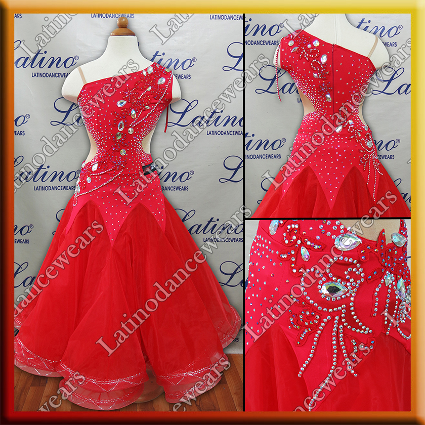 GIRL BALLROOM SALSA COMPETITION DRESS LDW (SK1)