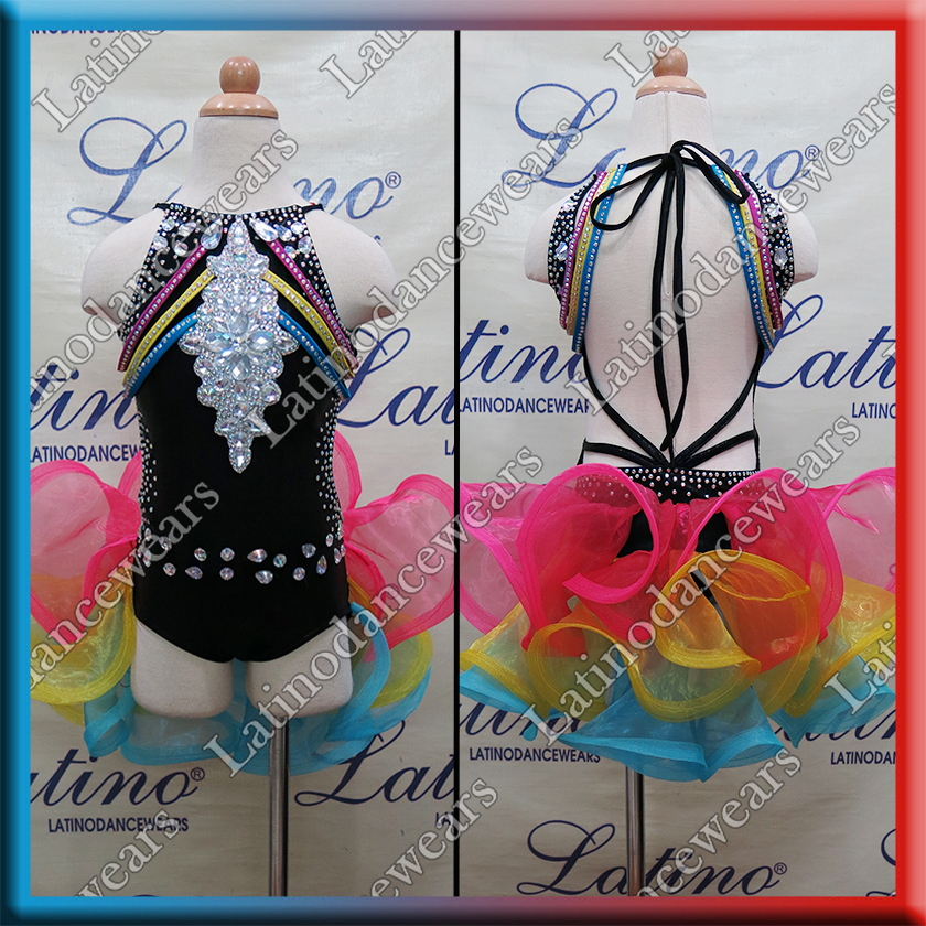 GIRL LATIN SALSA COMPETITION DRESS LDW (LK8A)