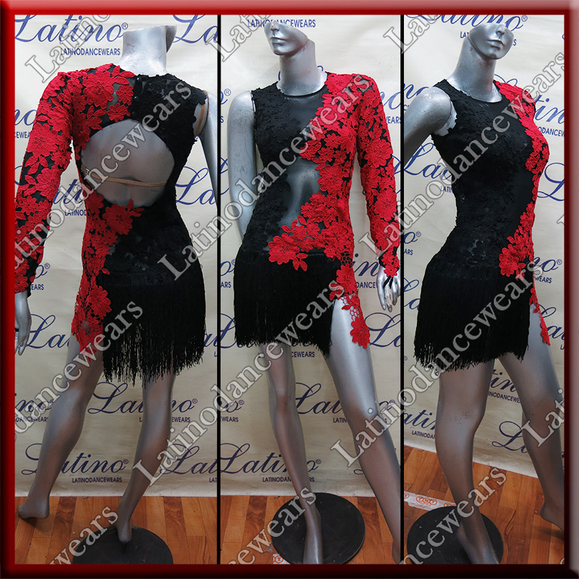 LATIN SALSA COMPETITION DRESS LDW (LT954A)