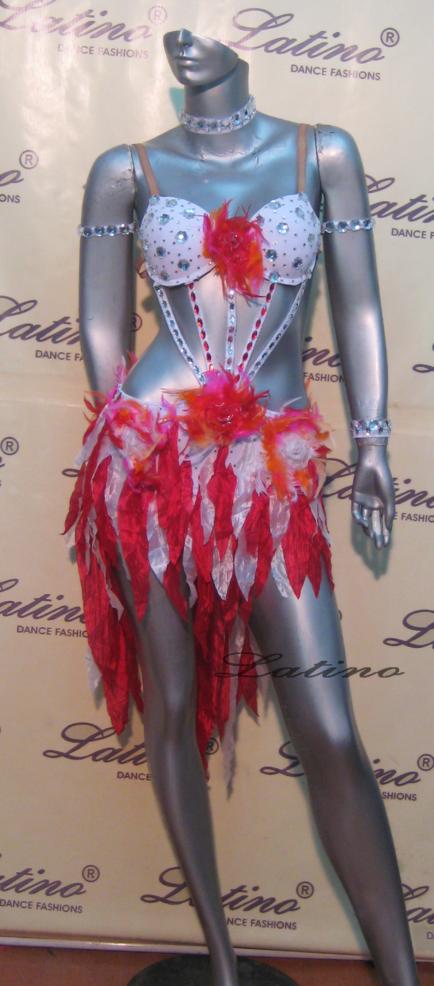 LATIN SALSA COMPETITION DRESS LDW (LS31) only on sale on