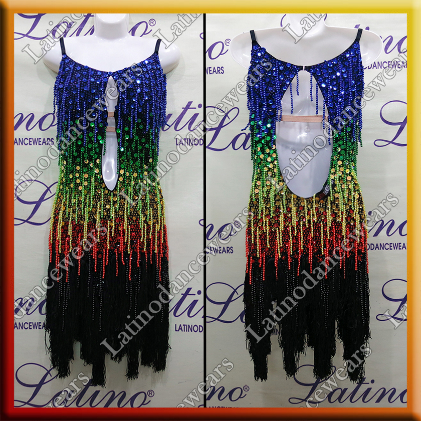 JUNIOR LATIN SALSA COMPETITION DRESS LDW (LK15)