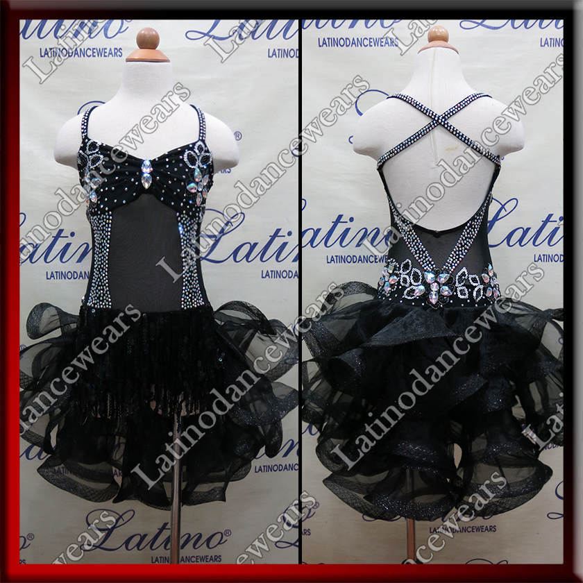 JUNIOR LATIN SALSA COMPETITION DRESS LDW (LK21)