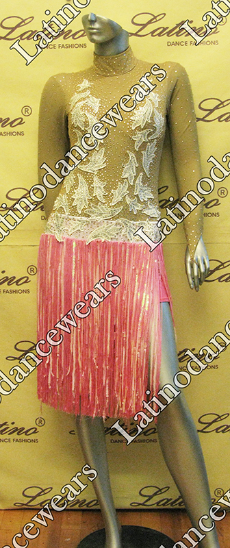 LATIN SALSA COMPETITION DRESS LDW SIZE M (VL293)