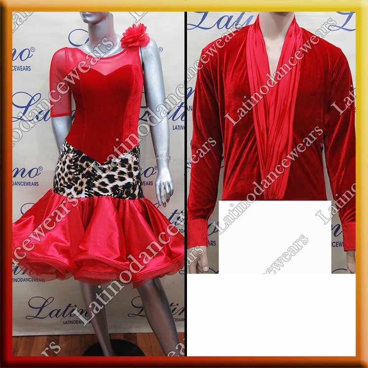 LATIN SALSA COMPETITION FOR COUPLE DRESS-SHIRT LDW (LT1012/B317)