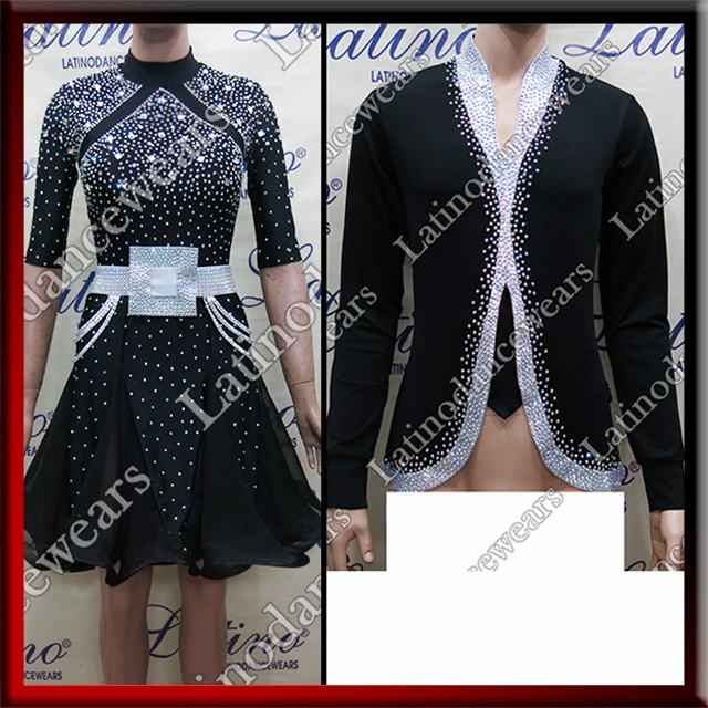 LATIN SALSA COMPETITION FOR COUPLE DRESS-SHIRT LDW (LT1061/B315)