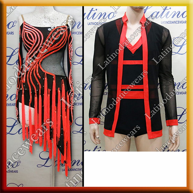 LATIN SALSA COMPETITION FOR COUPLE DRESS-SHIRT LDW (LT1065/B250)