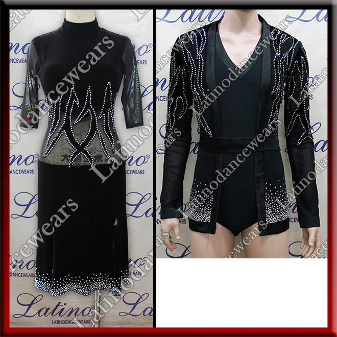 LATIN SALSA COMPETITION FOR COUPLE DRESS-SHIRT LDW (LT1090/B267)