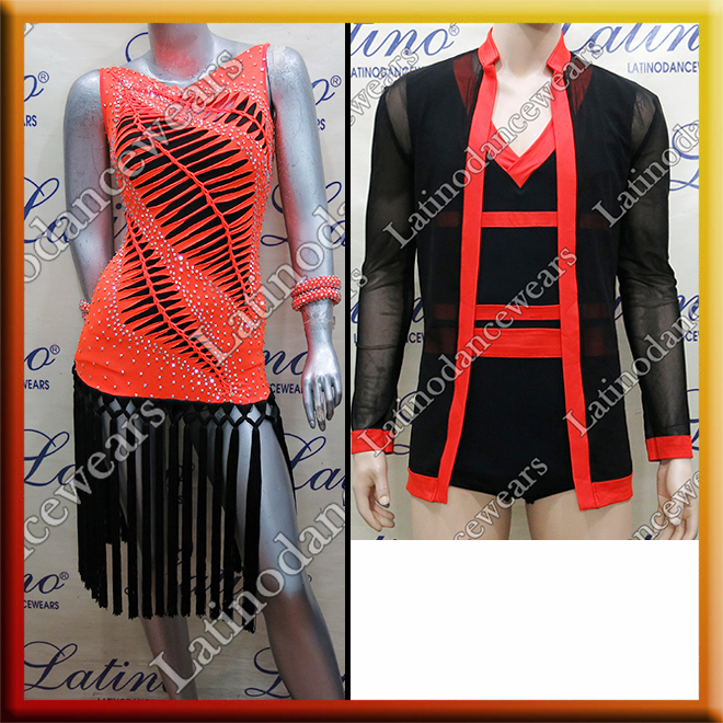 LATIN SALSA COMPETITION FOR COUPLE DRESS-SHIRT LDW (AL28/B250)