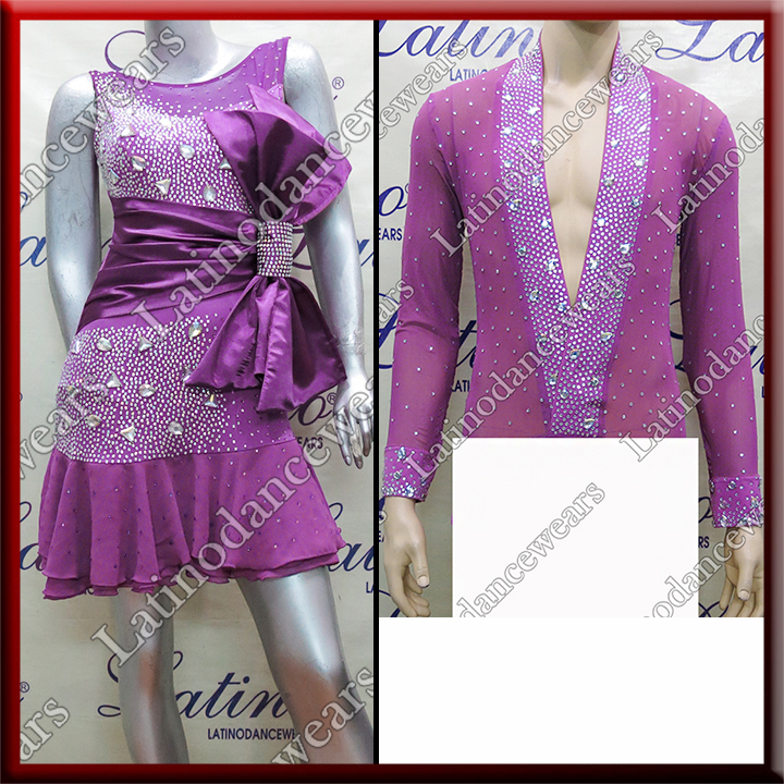 LATIN SALSA COMPETITION FOR COUPLE DRESS-SHIRT LDW (LT847/B169C)