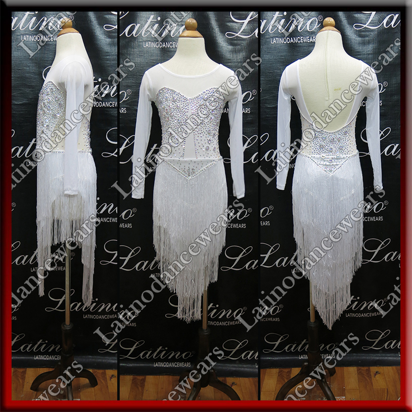 JUNIOR LATIN SALSA COMPETITION DRESS LDW (LK23)