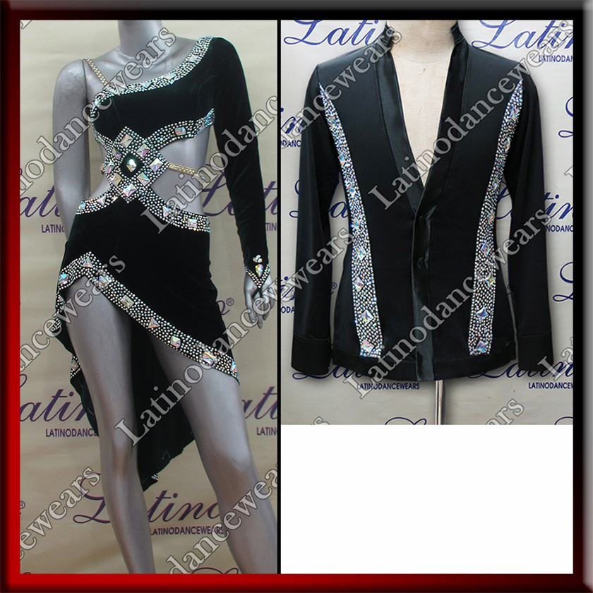 LATIN SALSA COMPETITION FOR COUPLE DRESS-SHIRT LDW (LT743/B311)