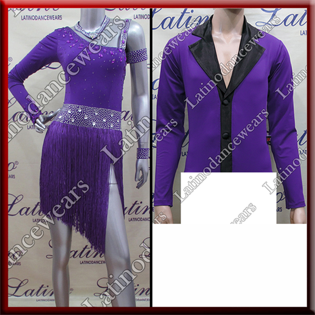 LATIN SALSA COMPETITION FOR COUPLE DRESS-SHIRT LDW (LT754/B252A)