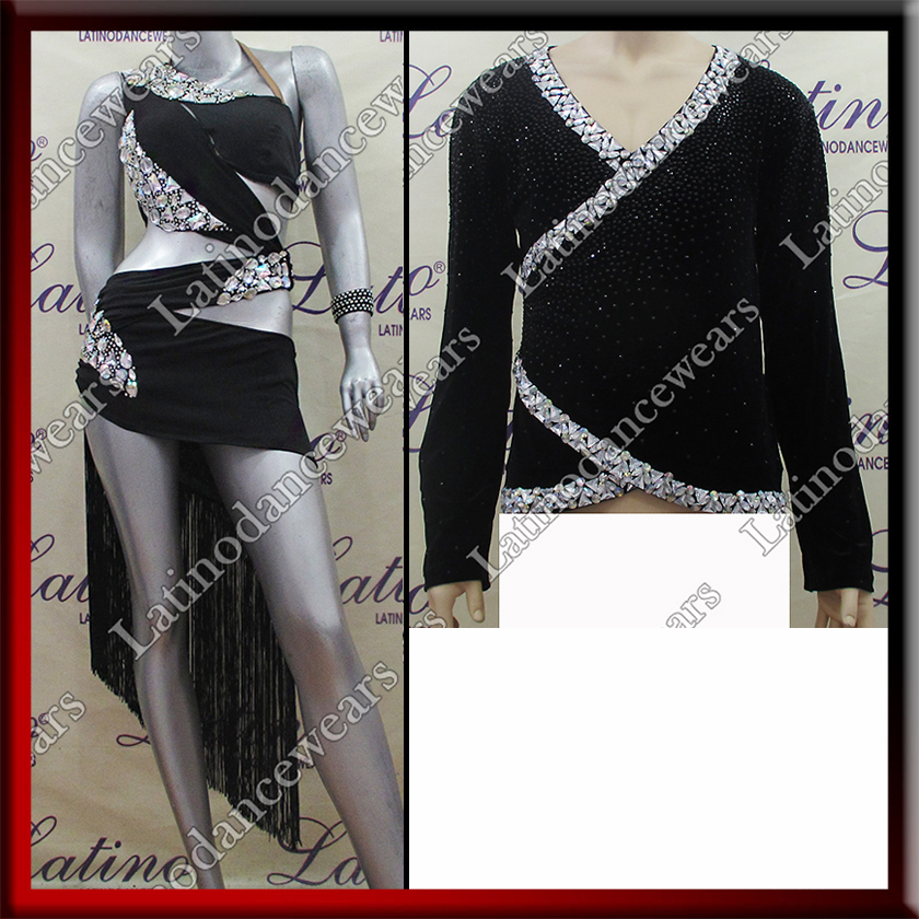 LATIN SALSA COMPETITION FOR COUPLE DRESS-SHIRT LDW (LT804/B238)