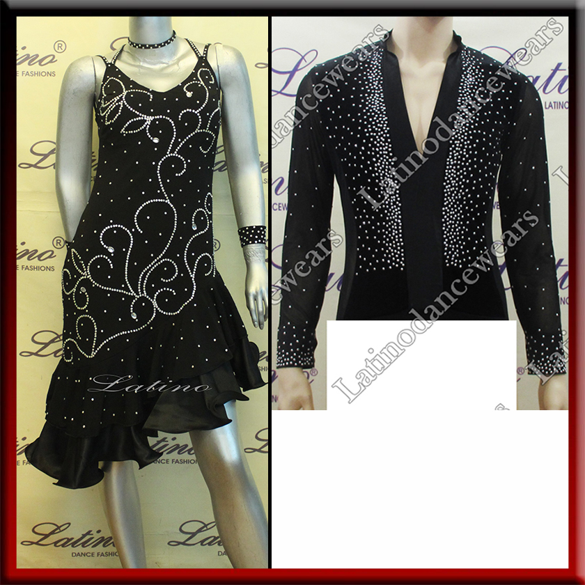 LATIN SALSA COMPETITION FOR COUPLE DRESS-SHIRT LDW (LS133/B232)
