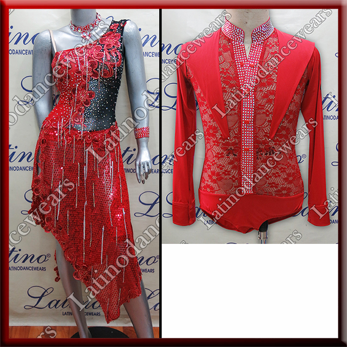 LATIN SALSA COMPETITION FOR COUPLE DRESS-SHIRT LDW (LT902/B338)
