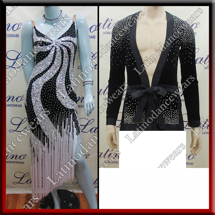 LATIN SALSA COMPETITION FOR COUPLE DRESS-SHIRT LDW (VL525/B234)