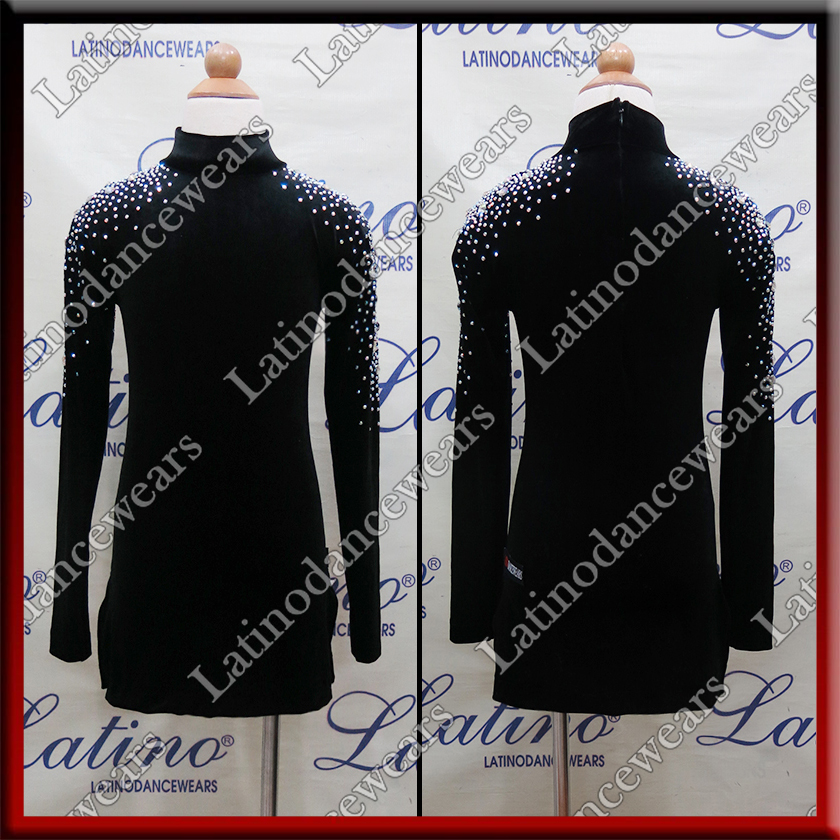 JUNIOR BOY LATIN SALSA SHIRT LDW (BKBS44A)