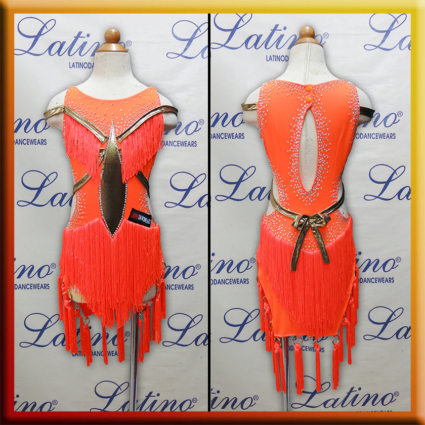 JUNIOR LATIN SALSA COMPETITION DRESS LDW (LK25)