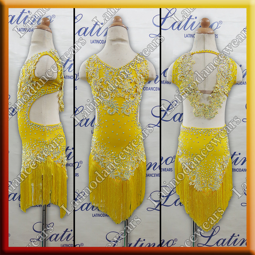 JUNIOR LATIN SALSA COMPETITION DRESS LDW (LK26)